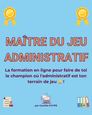 Visuel formation Maître du jeu administratif
